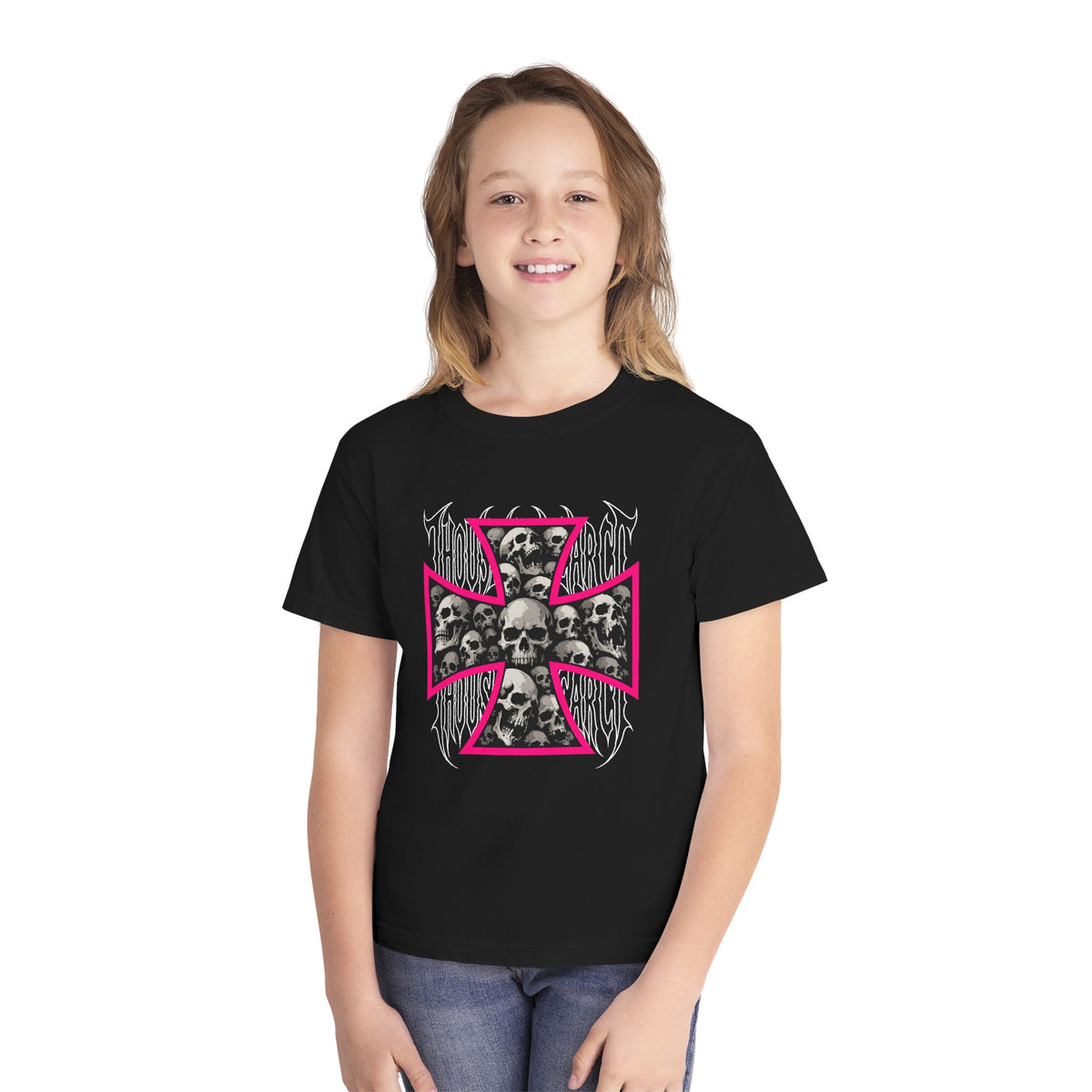 Thousand Year Co Iron Cross - Kids T Shirt