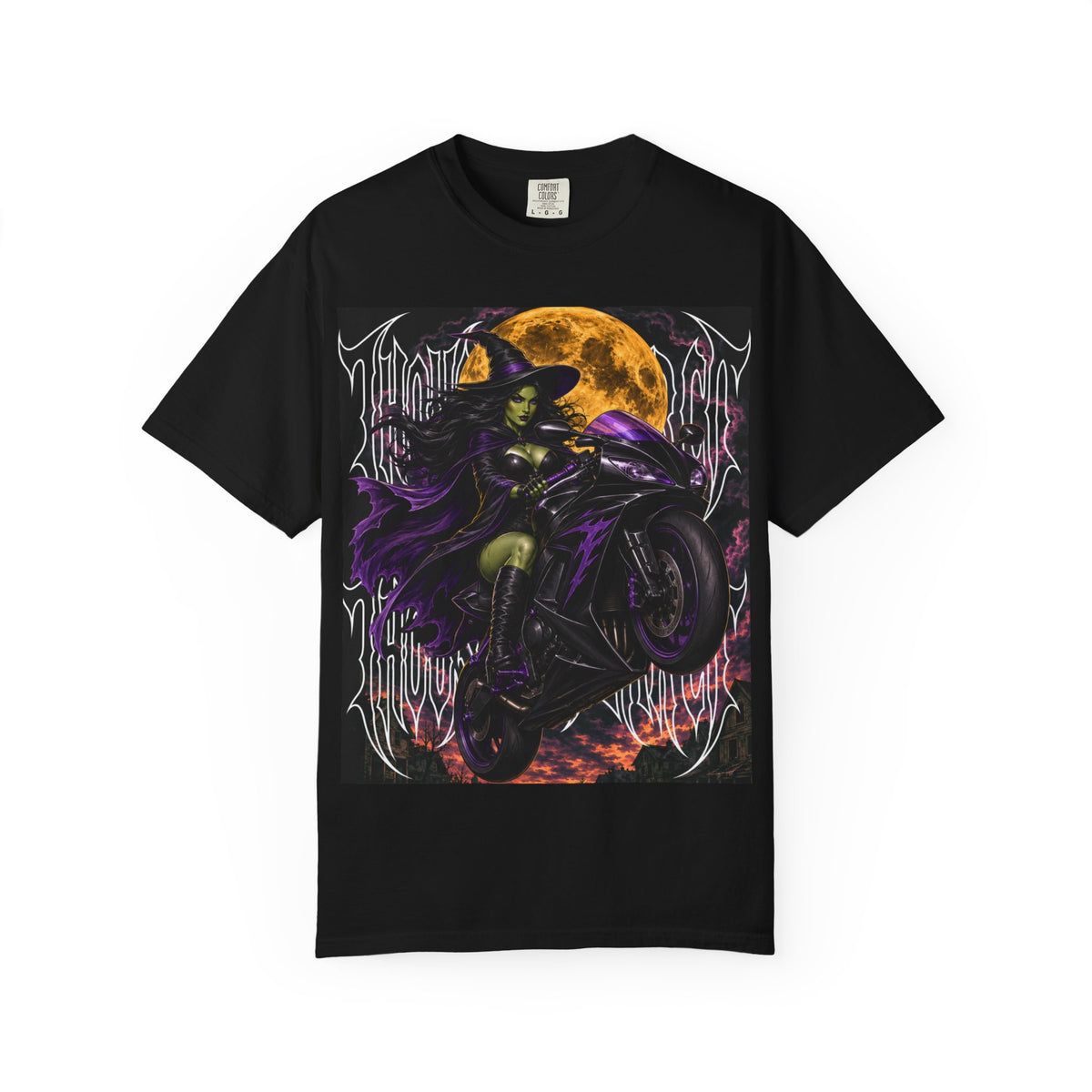 Biker Witch Moon - T Shirt