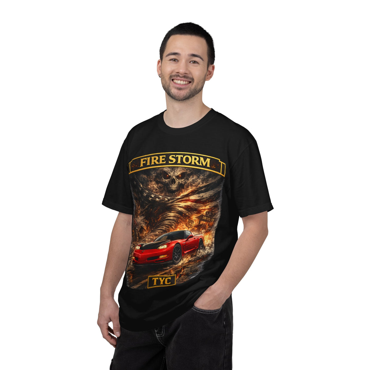 Fire Storm - T Shirt - Thousand Year Co