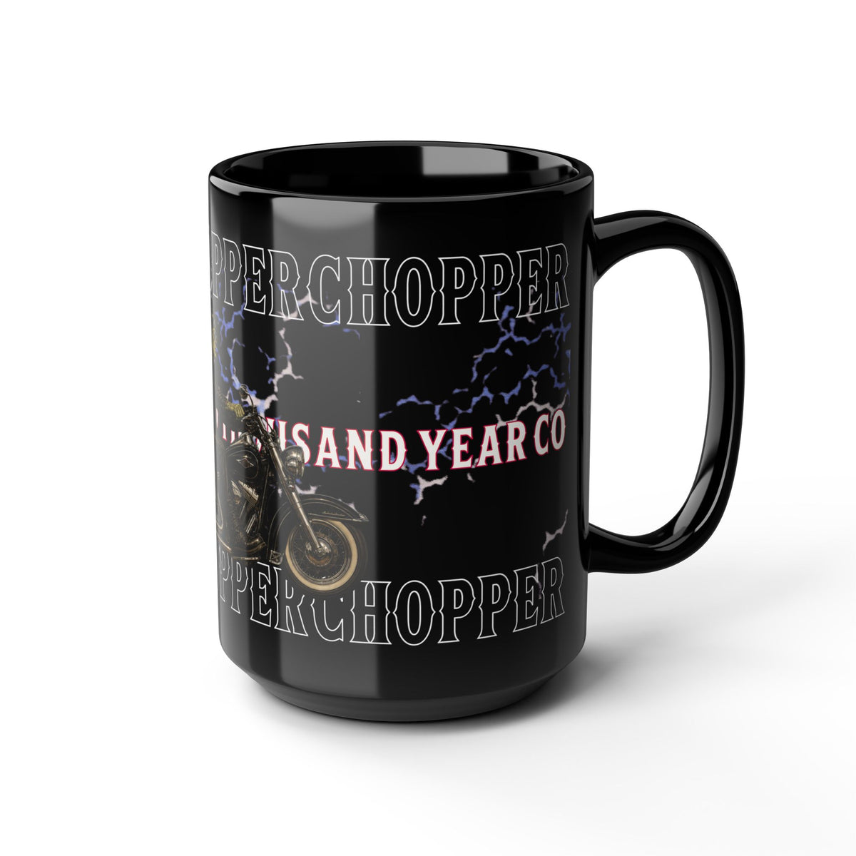 Frankenstein Monster Bride Chopper - Black Mug 15 oz