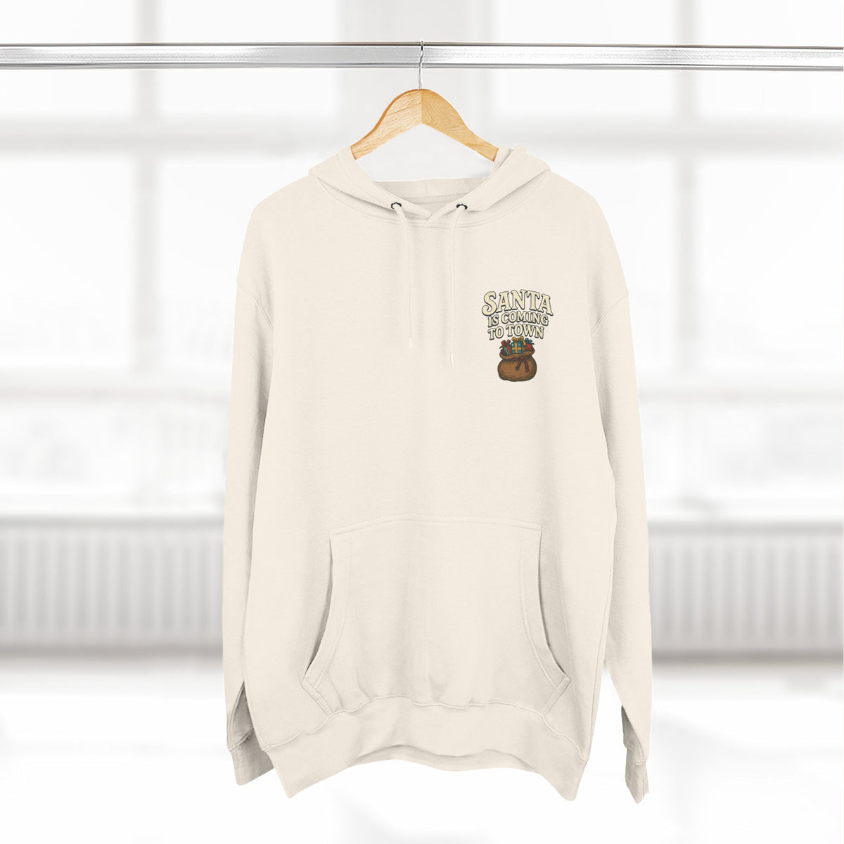 Santa Is Coming to Town v2 – Midweight Hoodie - Thousand Year Co
