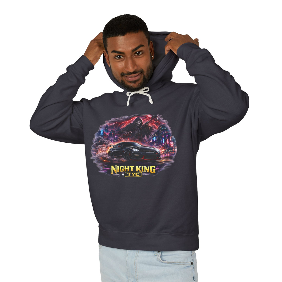 Night King Street Racer - Lightweight Hoodie - Thousand Year Co