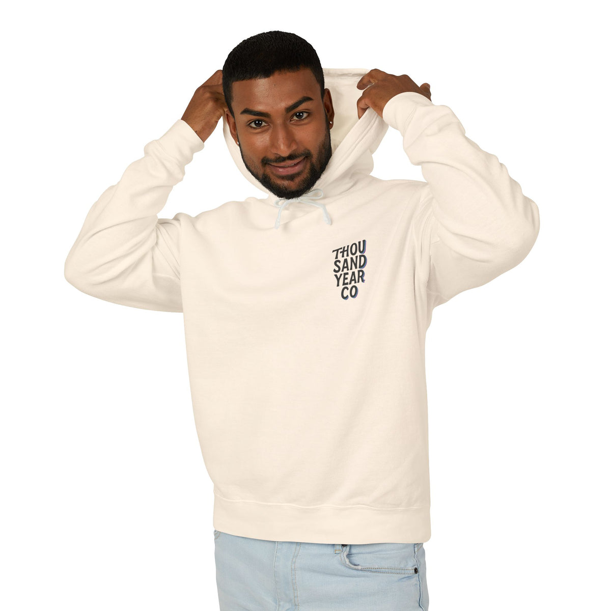 Neon Rider Motorcycle Lightweight Hoodie - Thousand Year Co