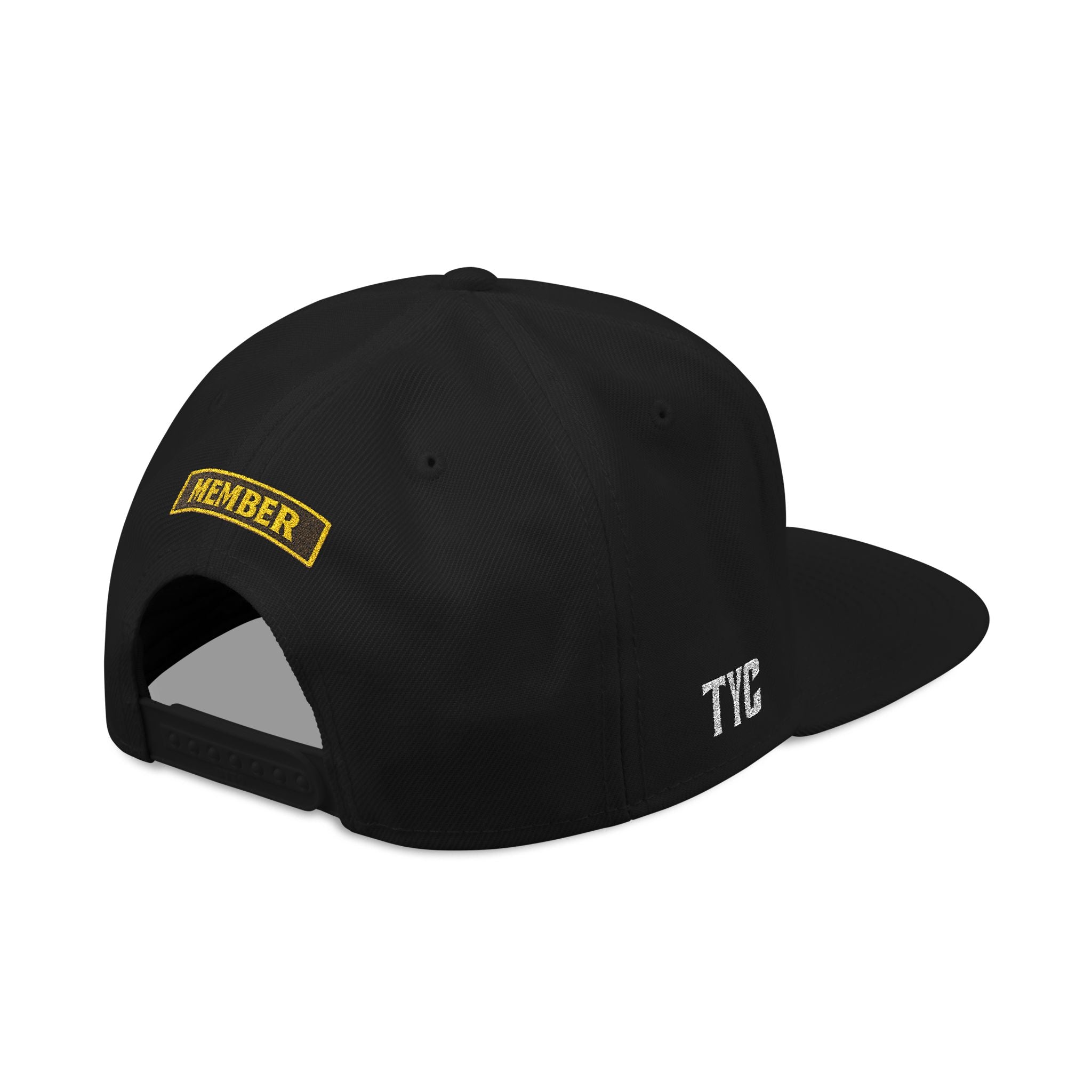 Reaper Garage Member Snapback Hat – Black/Gold