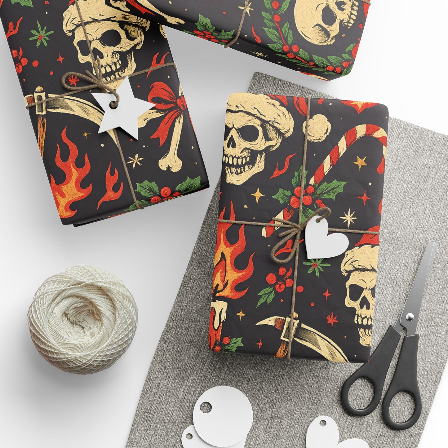 Horror Christmas Wrapping Paper