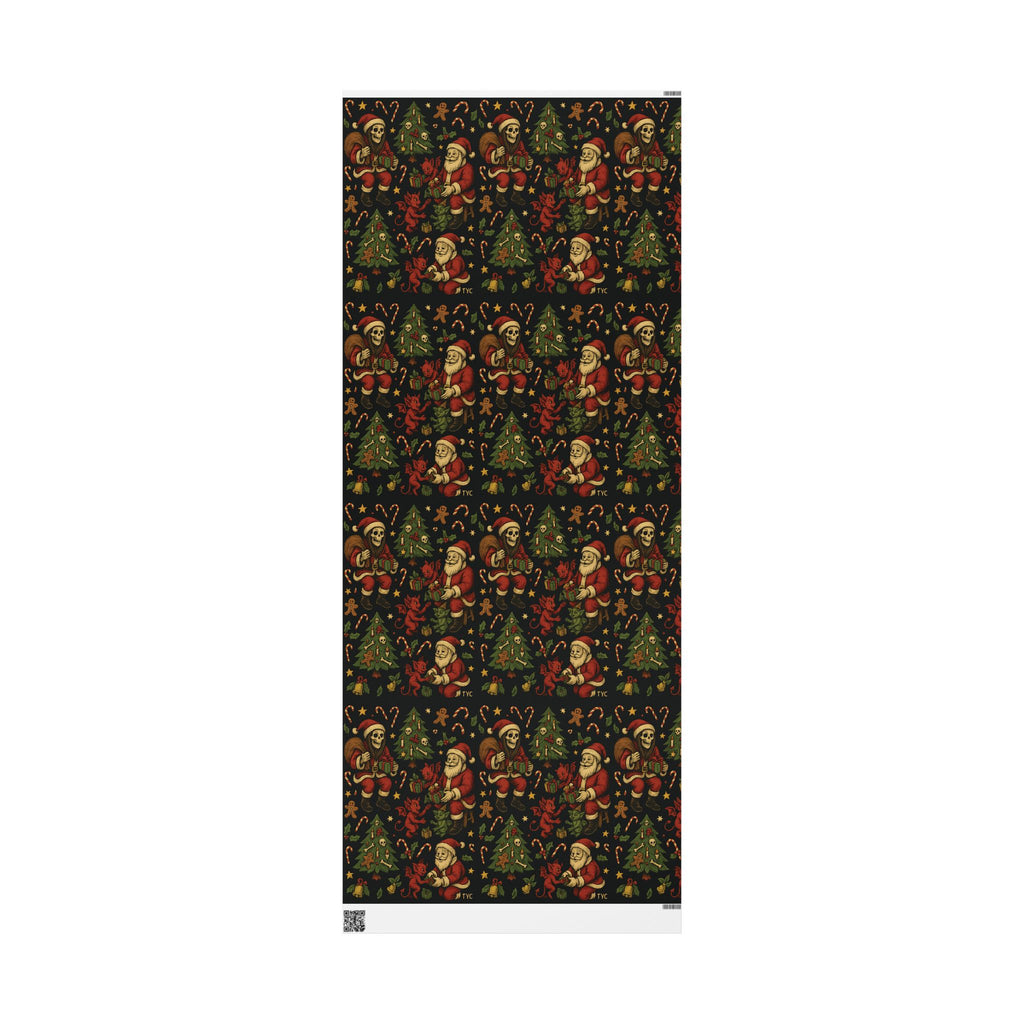 Reaper Santa Holiday Wrapping Paper