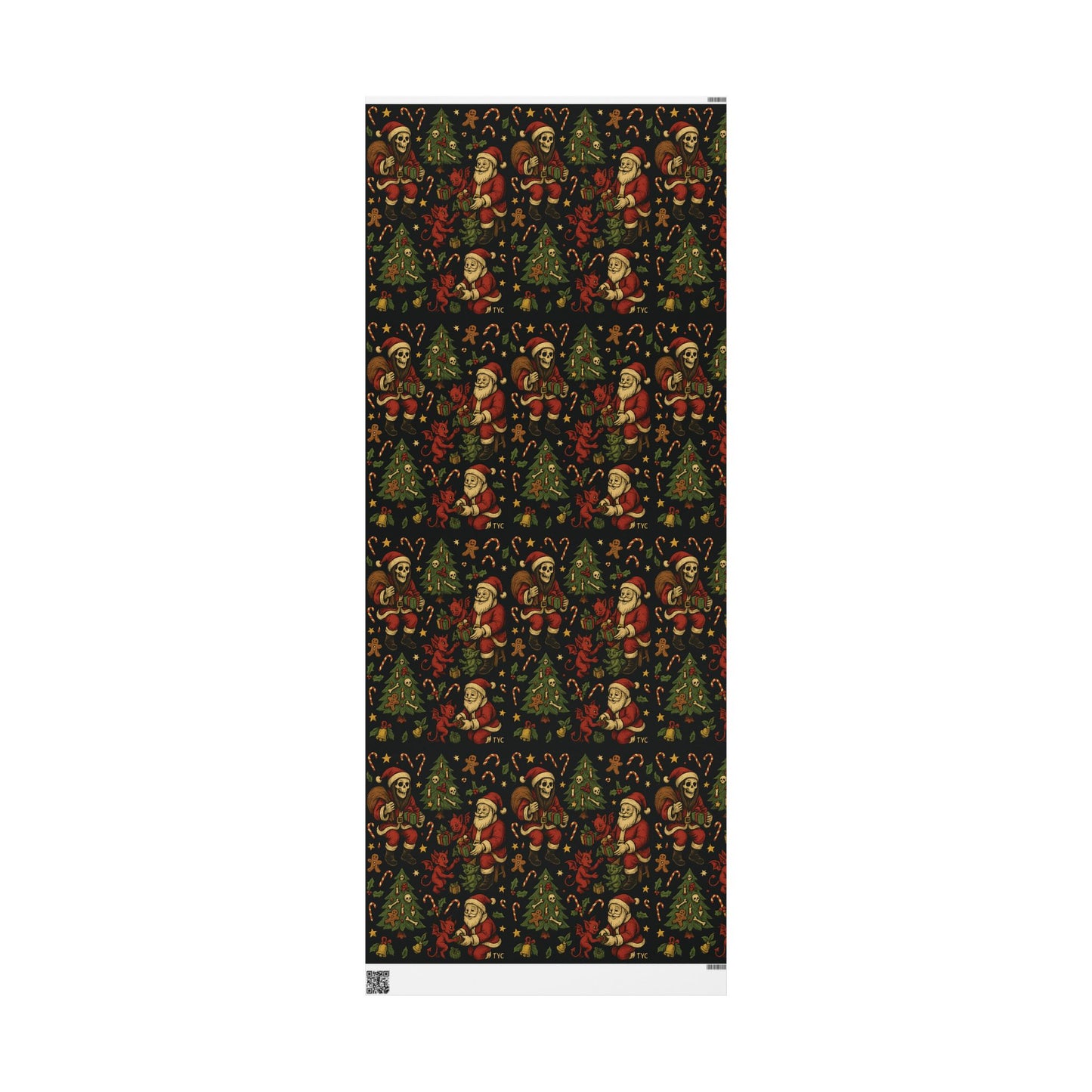Reaper Santa Holiday Wrapping Paper