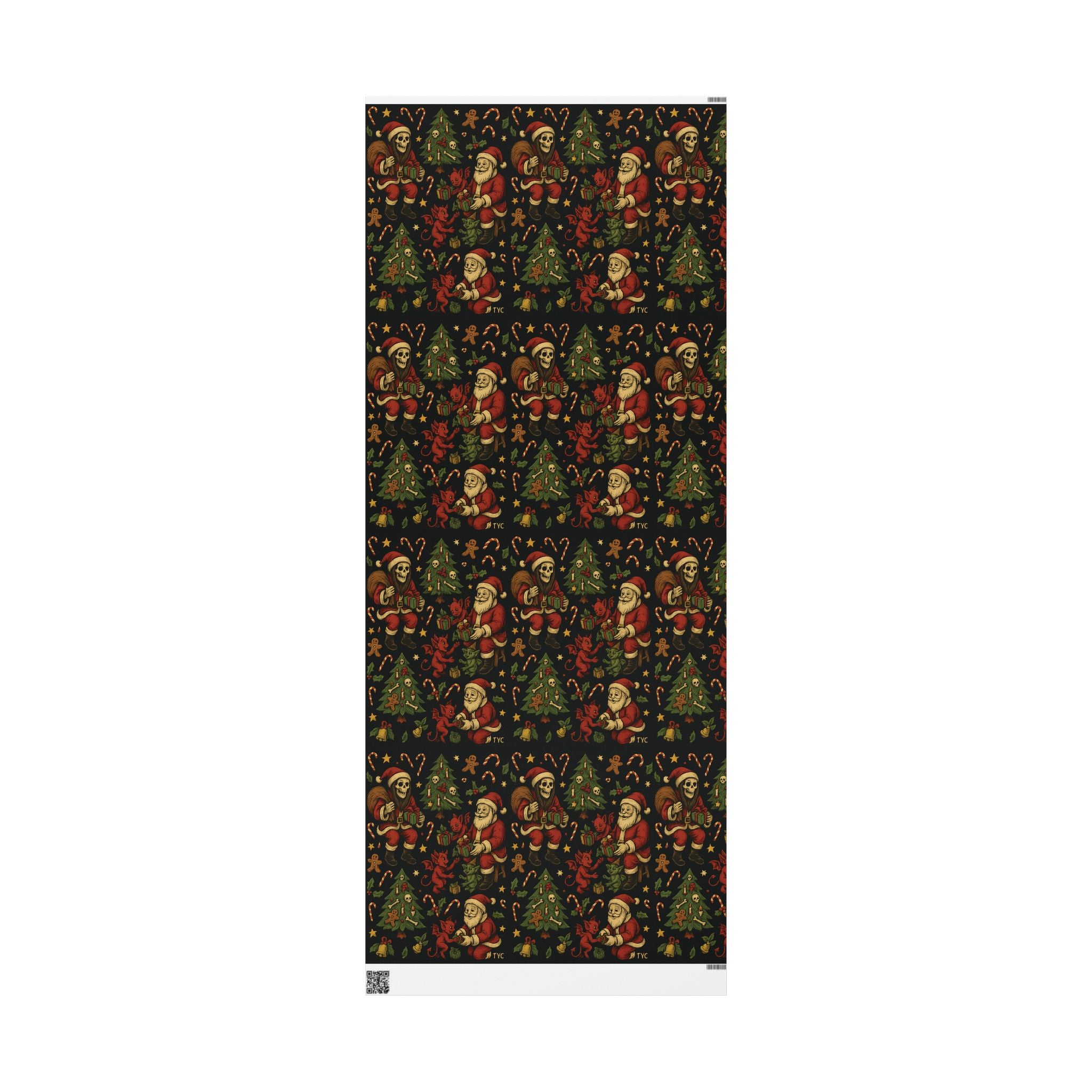 Reaper Santa Holiday Wrapping Paper