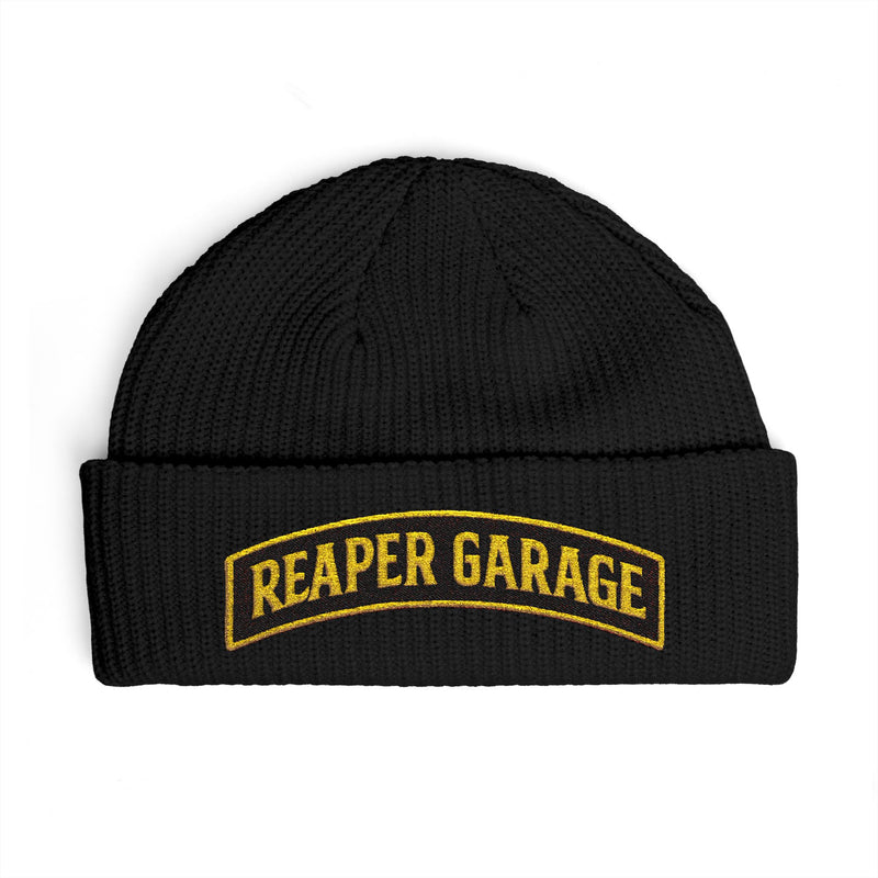 Reaper Garage - Cuff Beanie – Black or Gold - Thousand Year Co