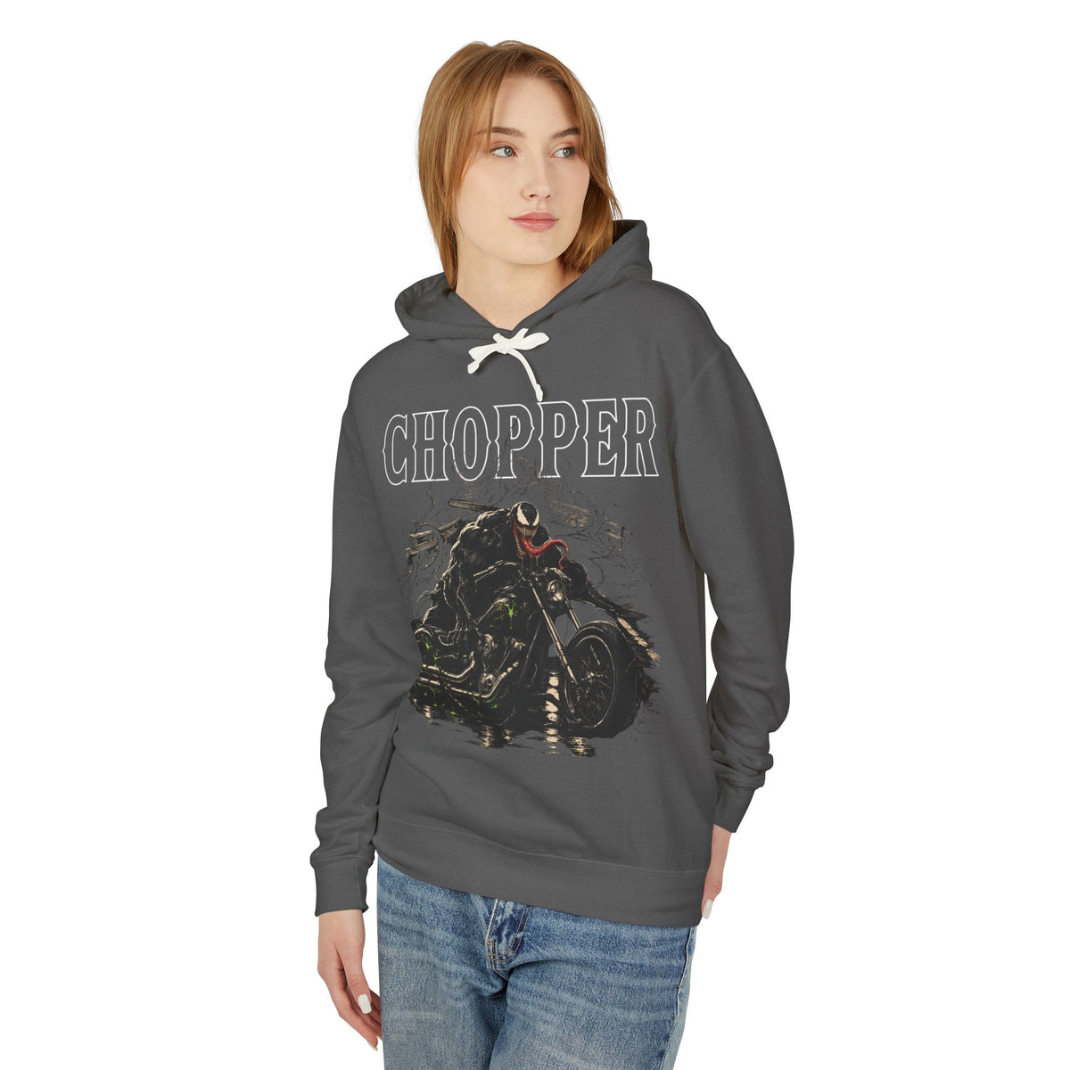 Black Chopper - Lightweight Hoodie