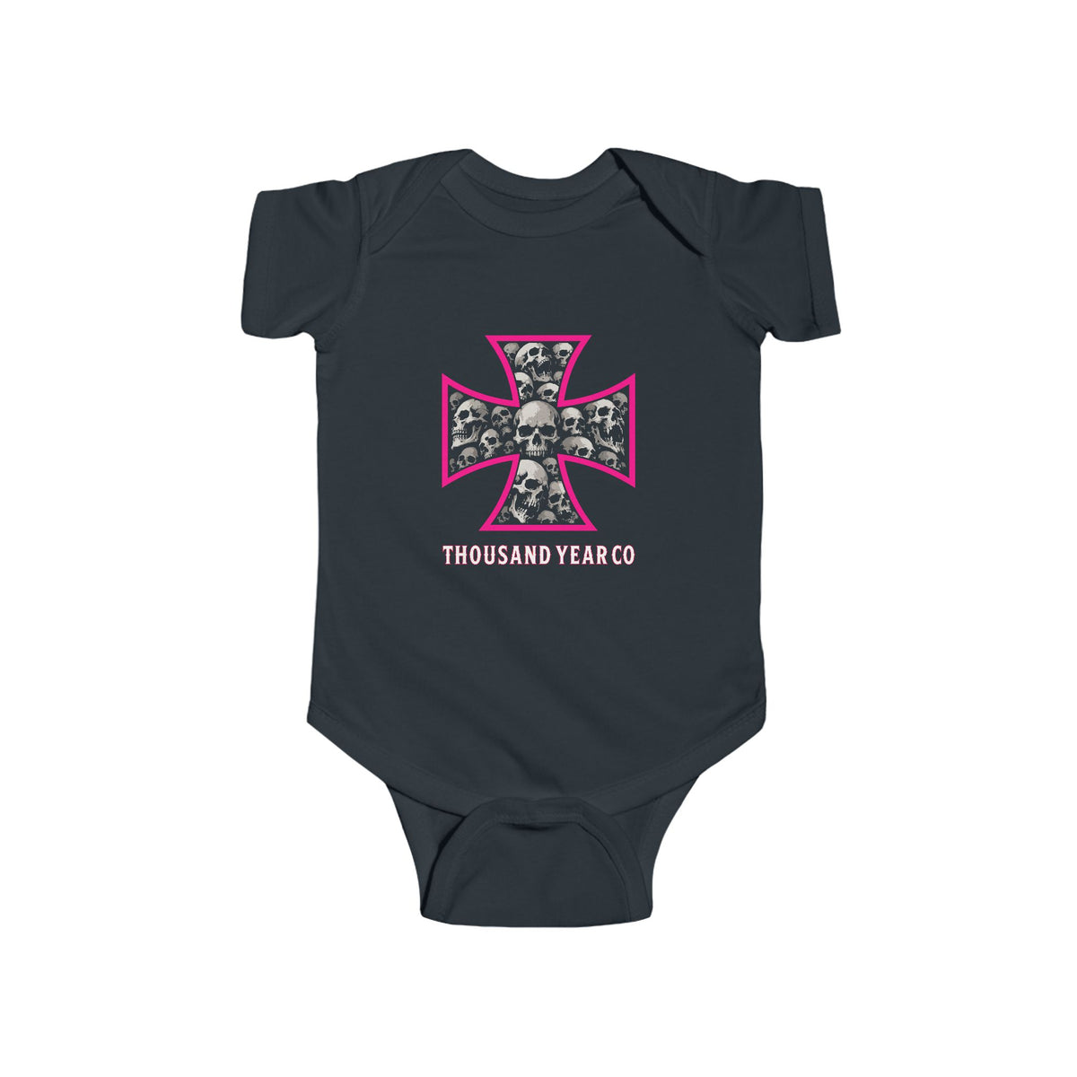 Thousand Year Co Iron Cross - Baby Onesie