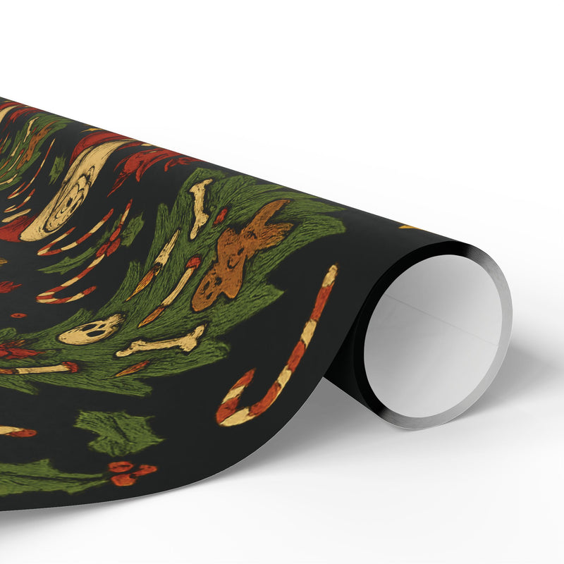 Reaper Santa Holiday Wrapping Paper - Thousand Year Co