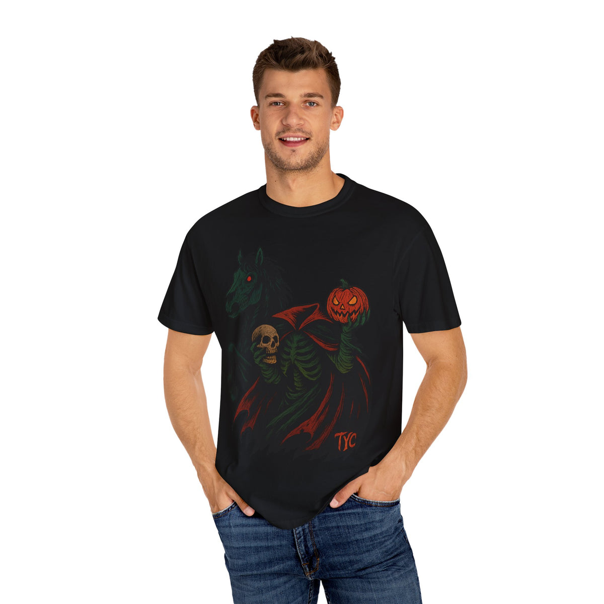 Horseman | Halloween Horror T Shirt | The Monsters Series - Thousand Year Co