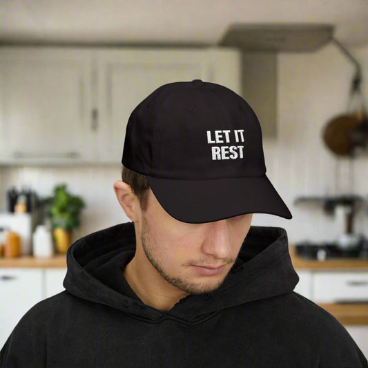 Let It Rest Dad Hat | Suburban Legends