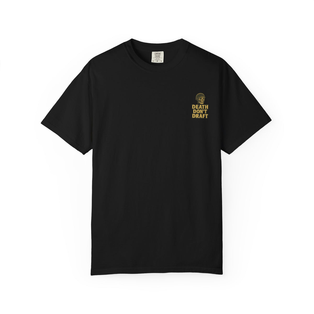 Death Don’t Draft – 1960s Vietnam Biker Graphic T Shirt - Thousand Year Co