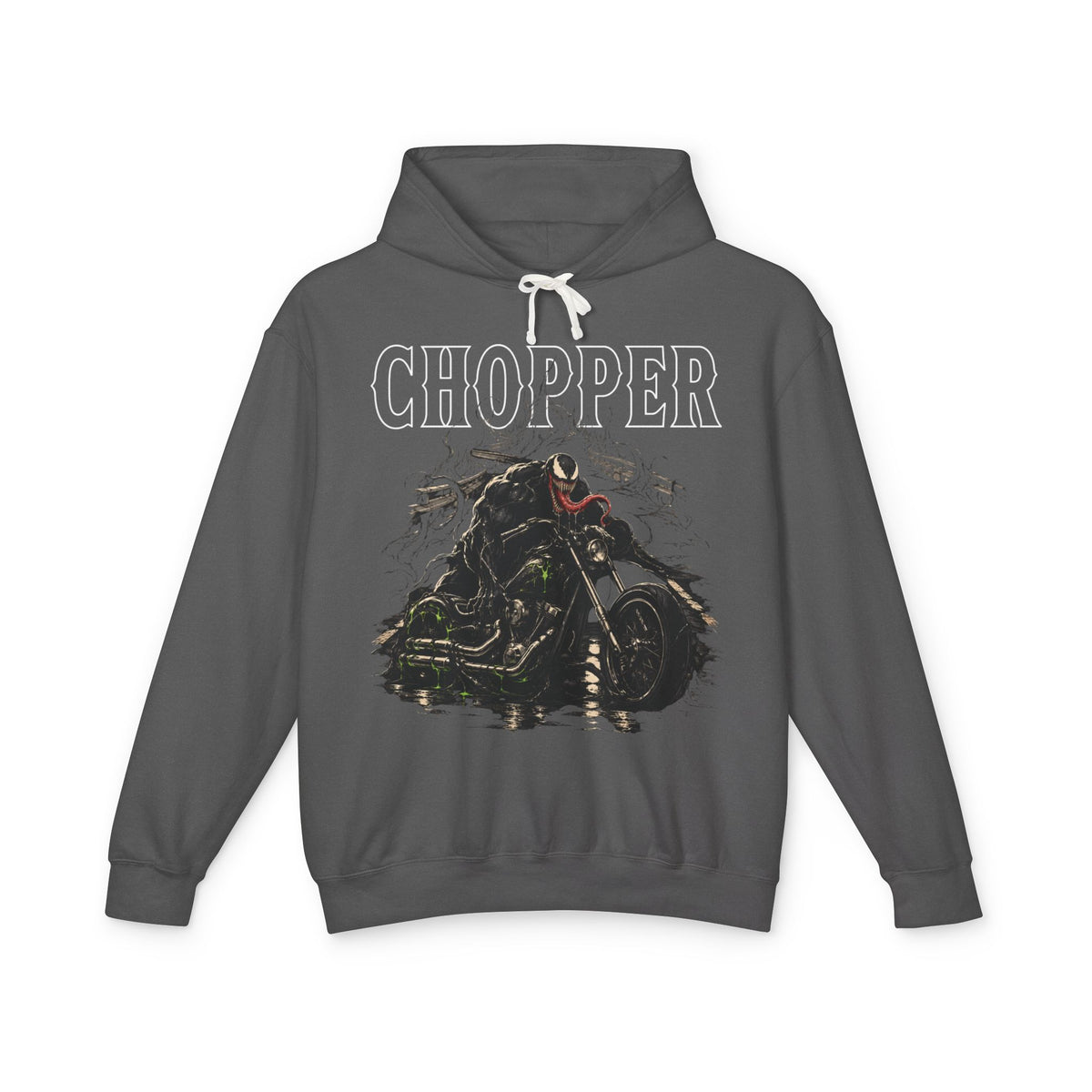 Black Chopper - Lightweight Hoodie