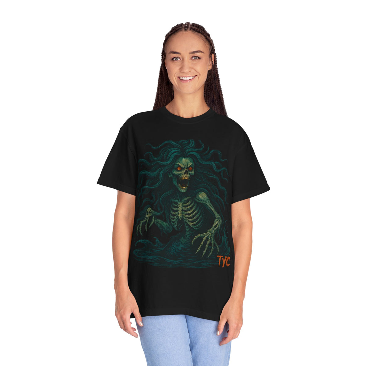 Drowned Siren | Halloween Horror T Shirt | The Monsters Series - Thousand Year Co