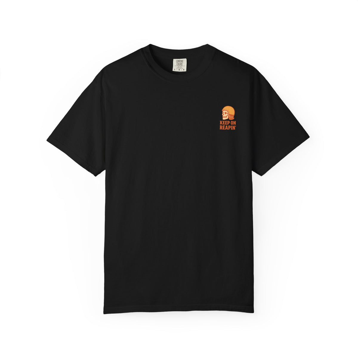 Keep On Reapin’ – 1970s Chopper Rider Skeleton T Shirt - Thousand Year Co