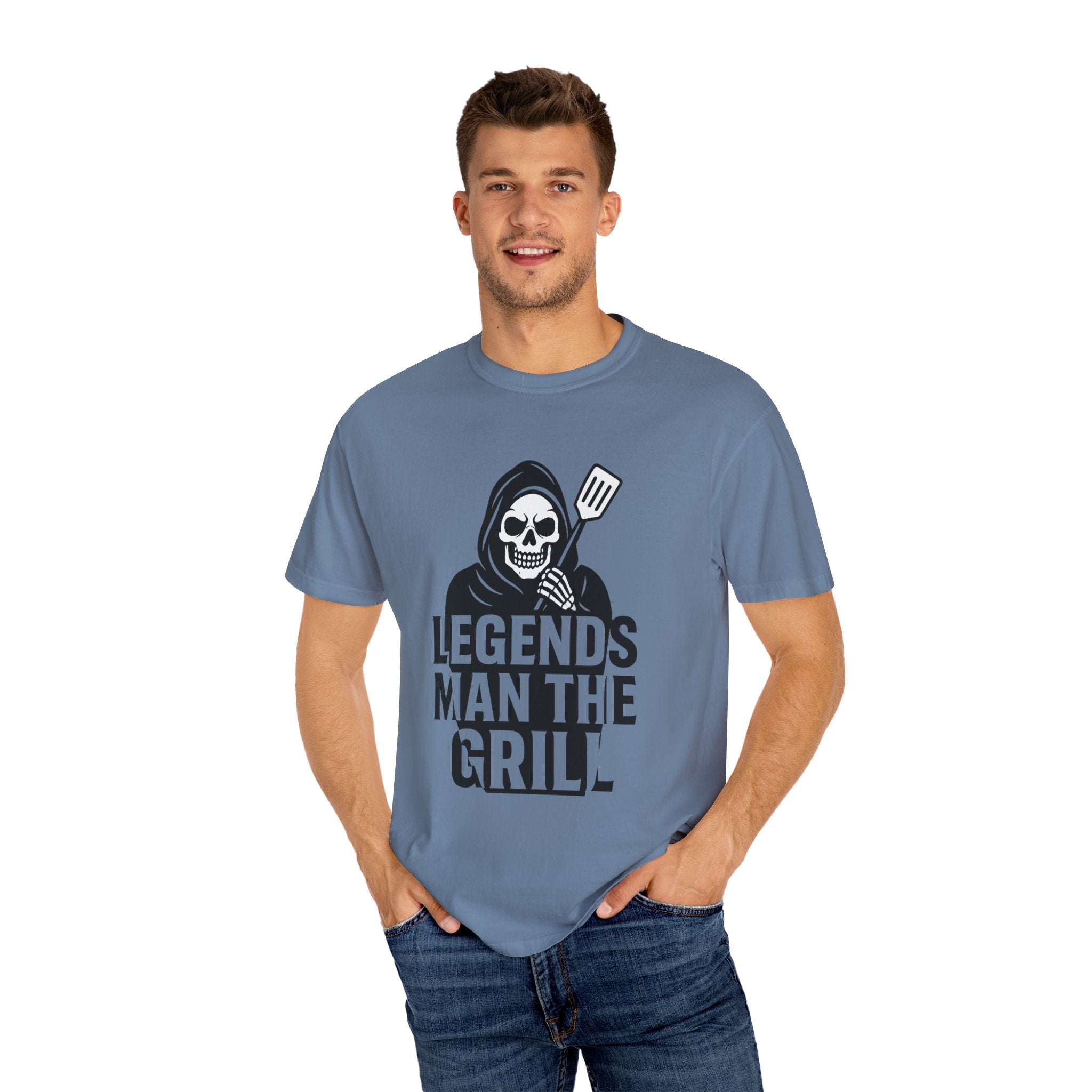 Legends Man the Grill - Reaper T-Shirt - Thousand Year Co