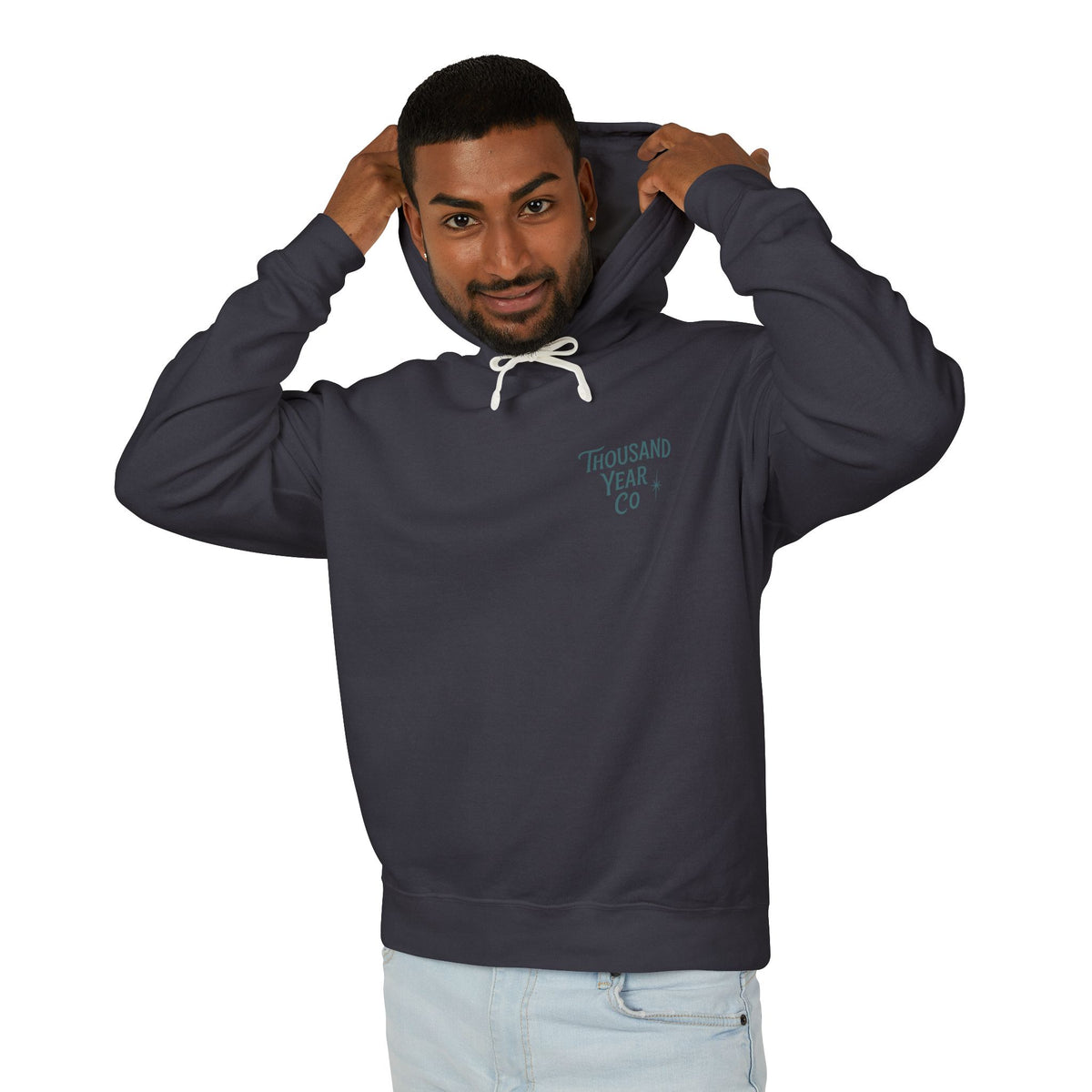 Vintage Diner Motorcycle Lightweight Hoodie - Thousand Year Co