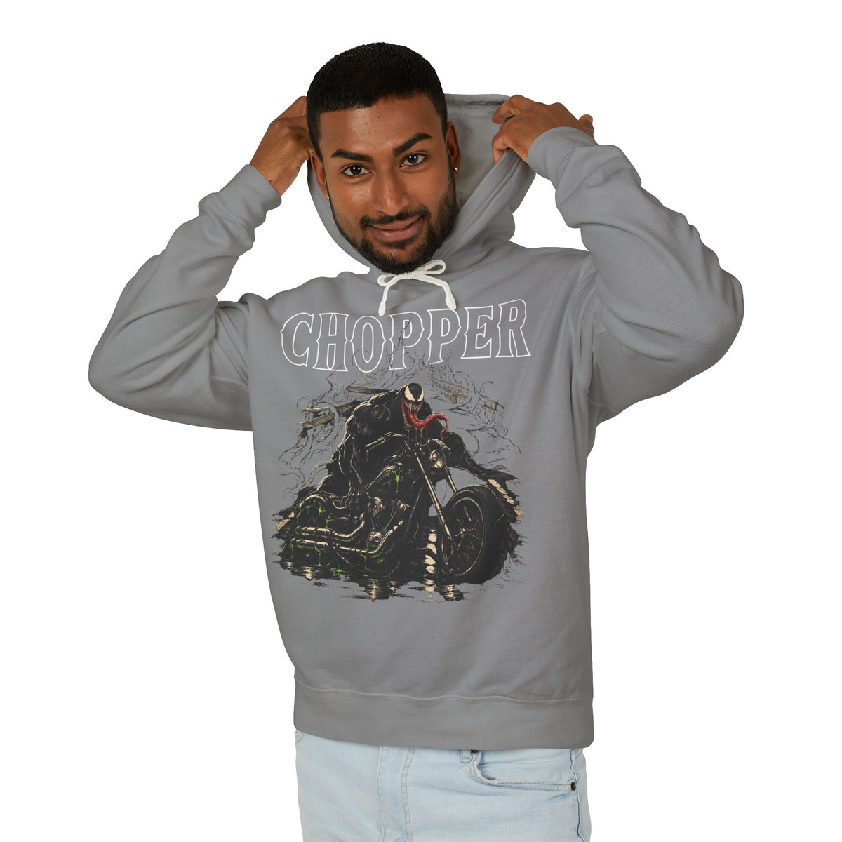 Black Chopper - Lightweight Hoodie