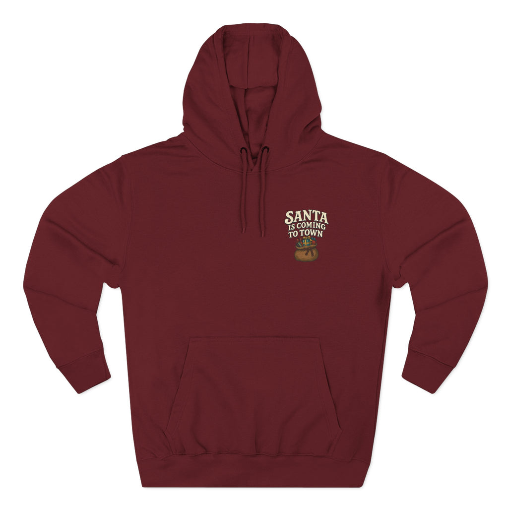 Santa Is Coming to Town v1 - Midweight Hoodie