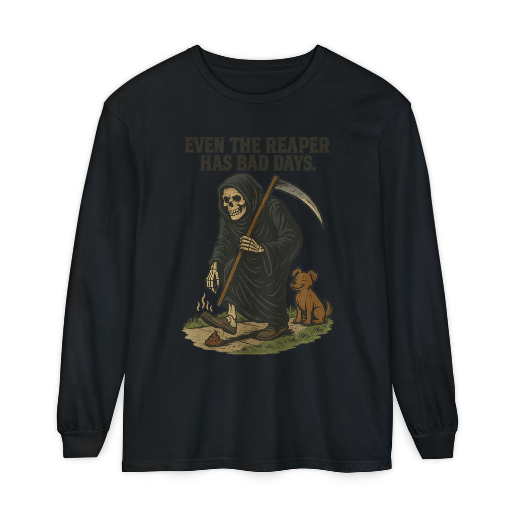 Even The Reaper Has Bad Days – Long Sleeve Tee - Thousand Year Co