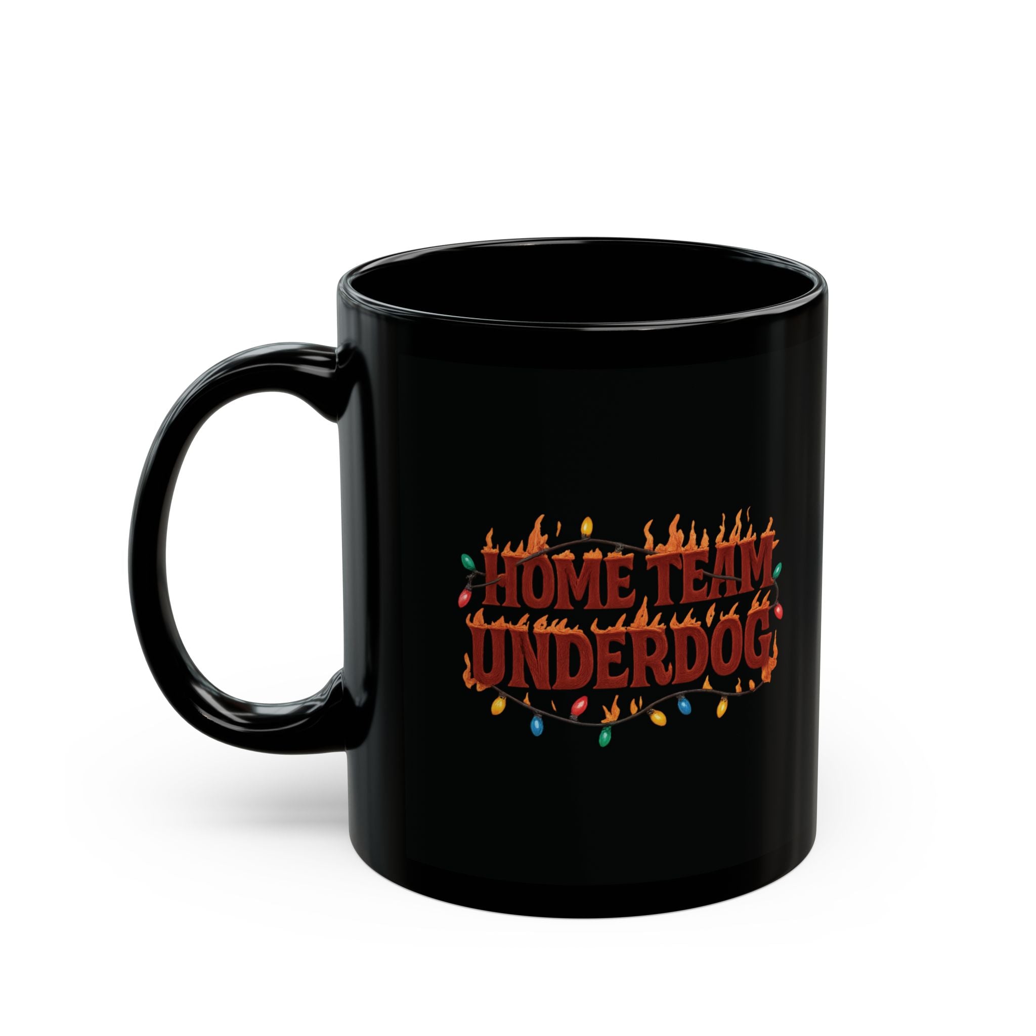 Home Team Underdog – Black Ceramic Mug