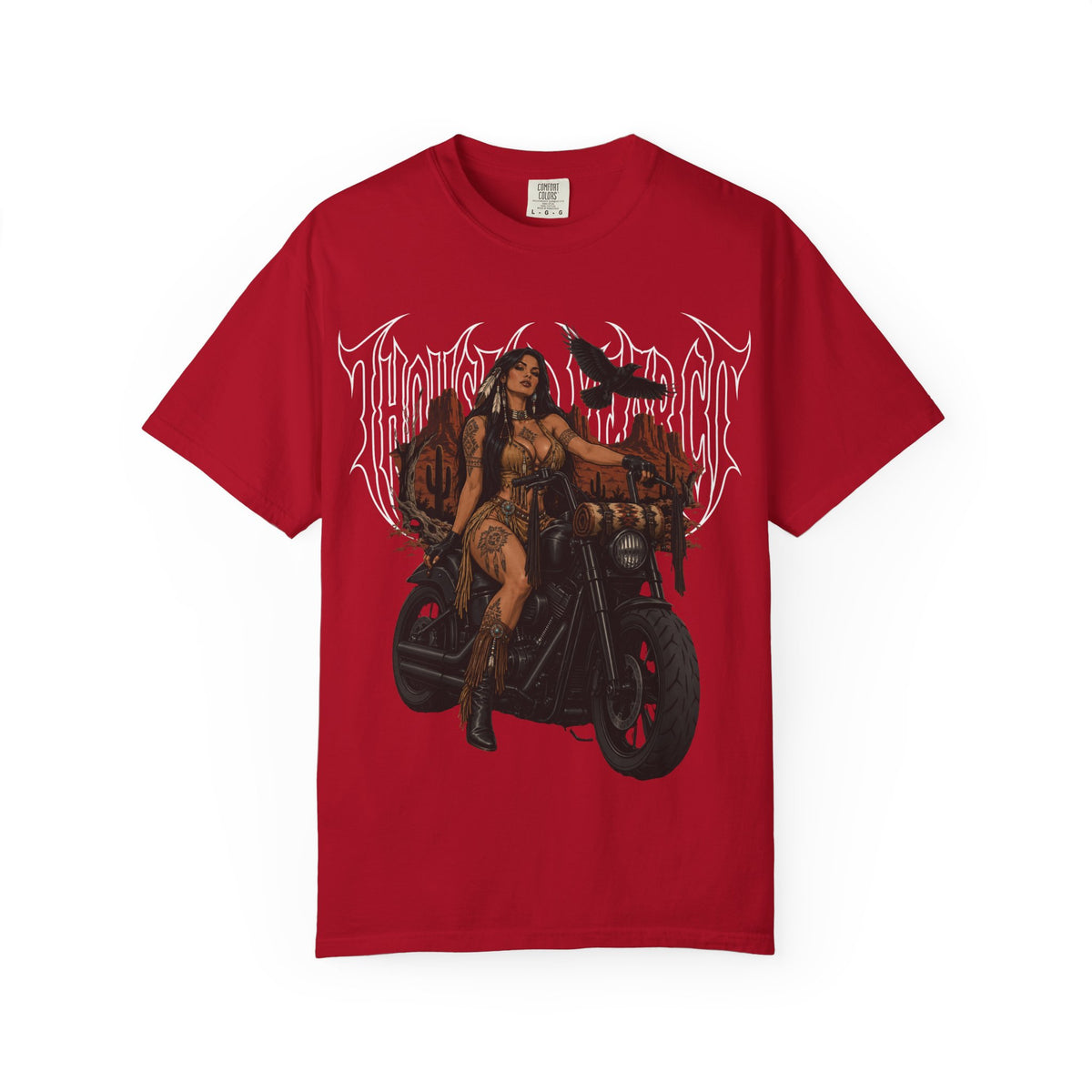 Native Goddess Biker - T Shirt