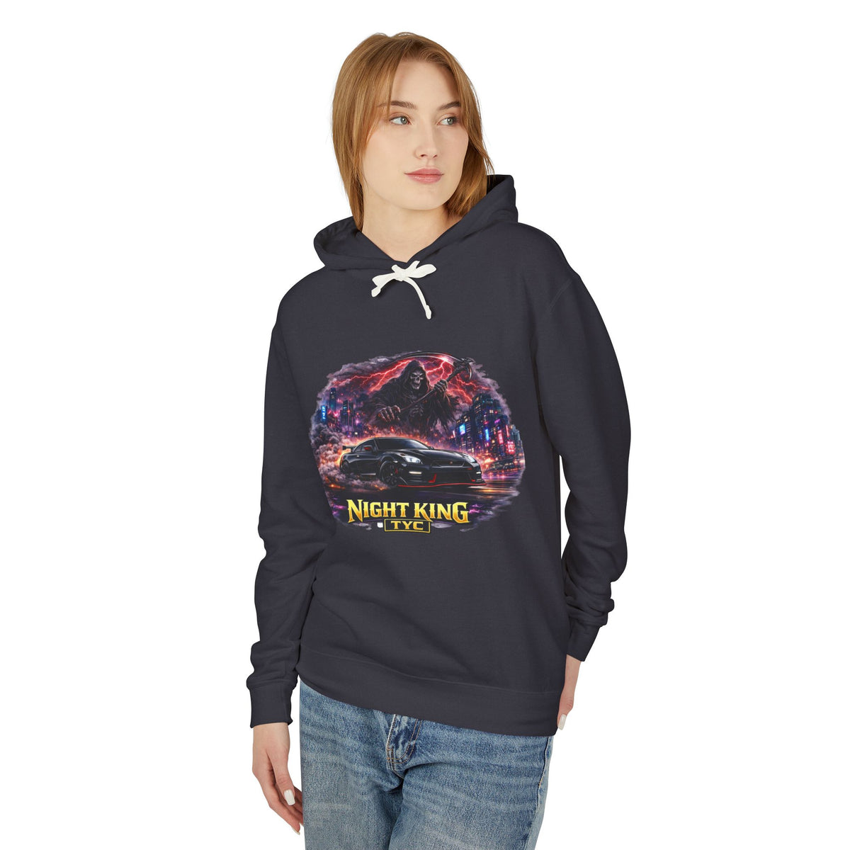 Night King Street Racer - Lightweight Hoodie - Thousand Year Co
