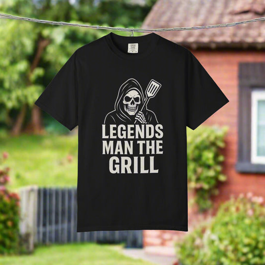 Legends Man the Grill Graphic Tee – Version 2