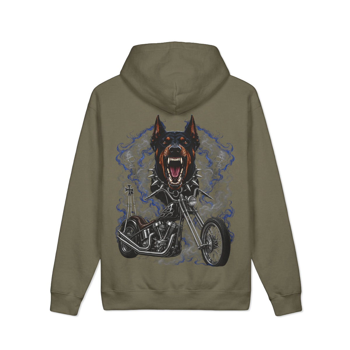 Doberman Chopper - Heavyweight Hoodie