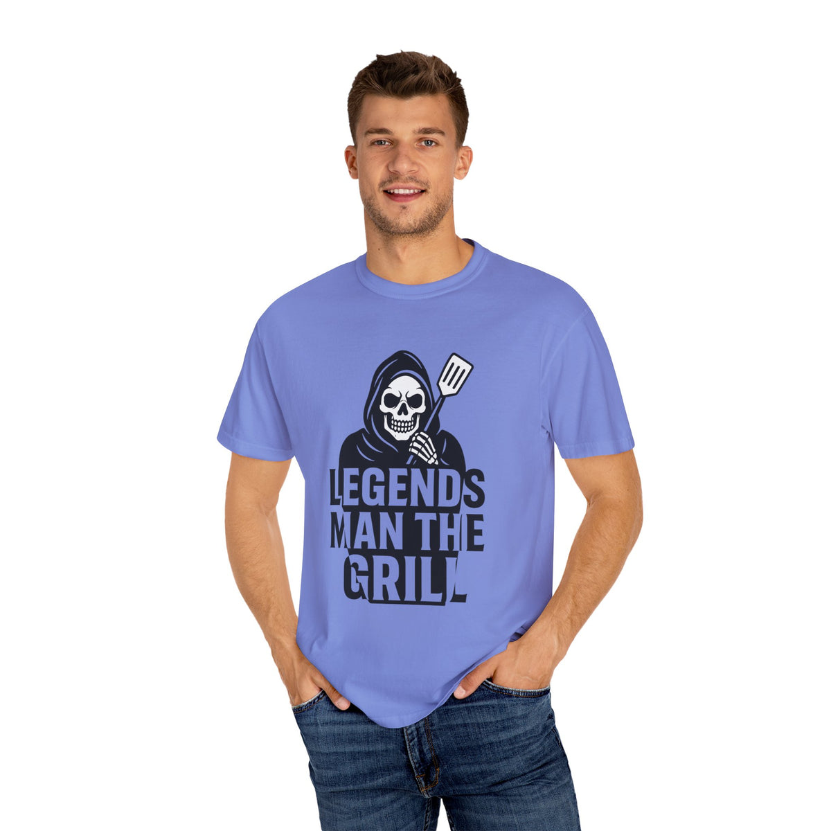 Legends Man the Grill - Reaper T-Shirt - Thousand Year Co