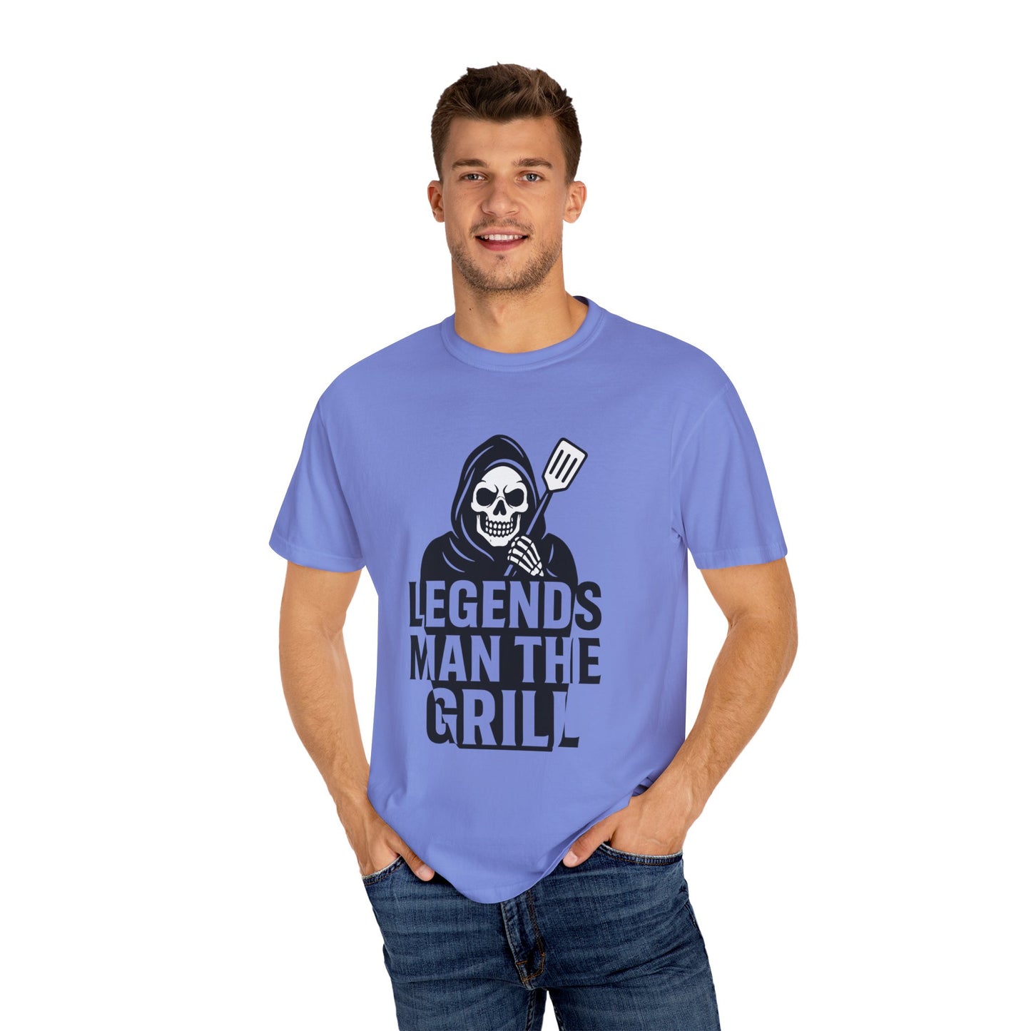 Legends Man the Grill - Reaper T-Shirt