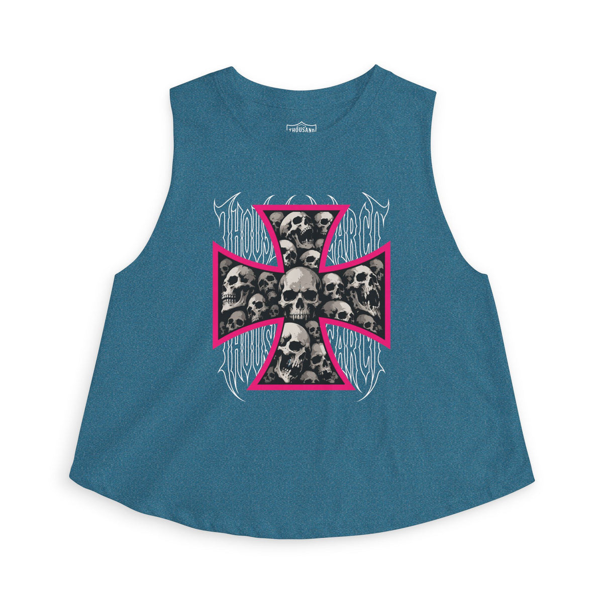 Thousand Year Co Iron Cross - Crop Top Tank