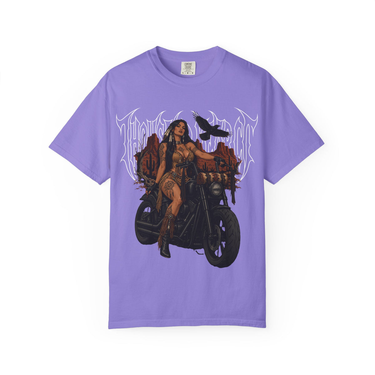Native Goddess Biker - T Shirt
