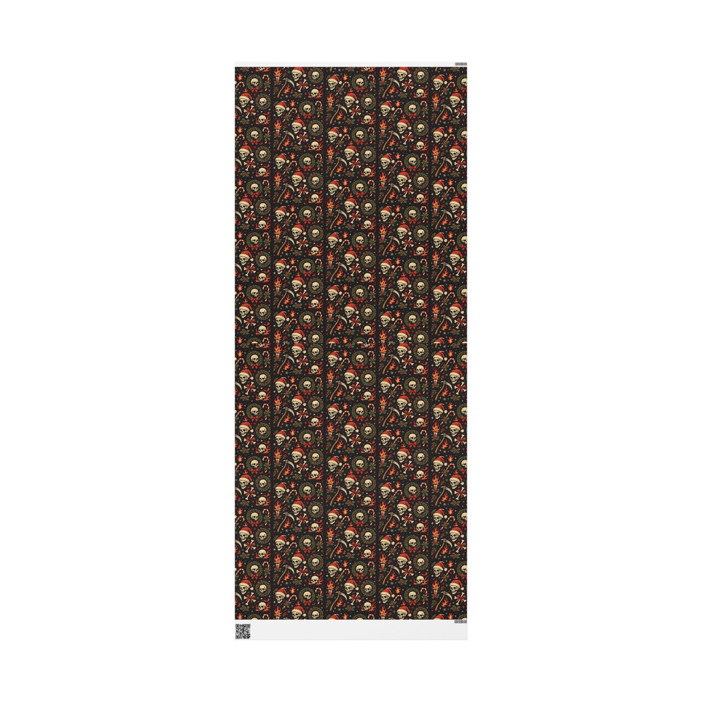 Skull Santa Holiday Wrapping Paper