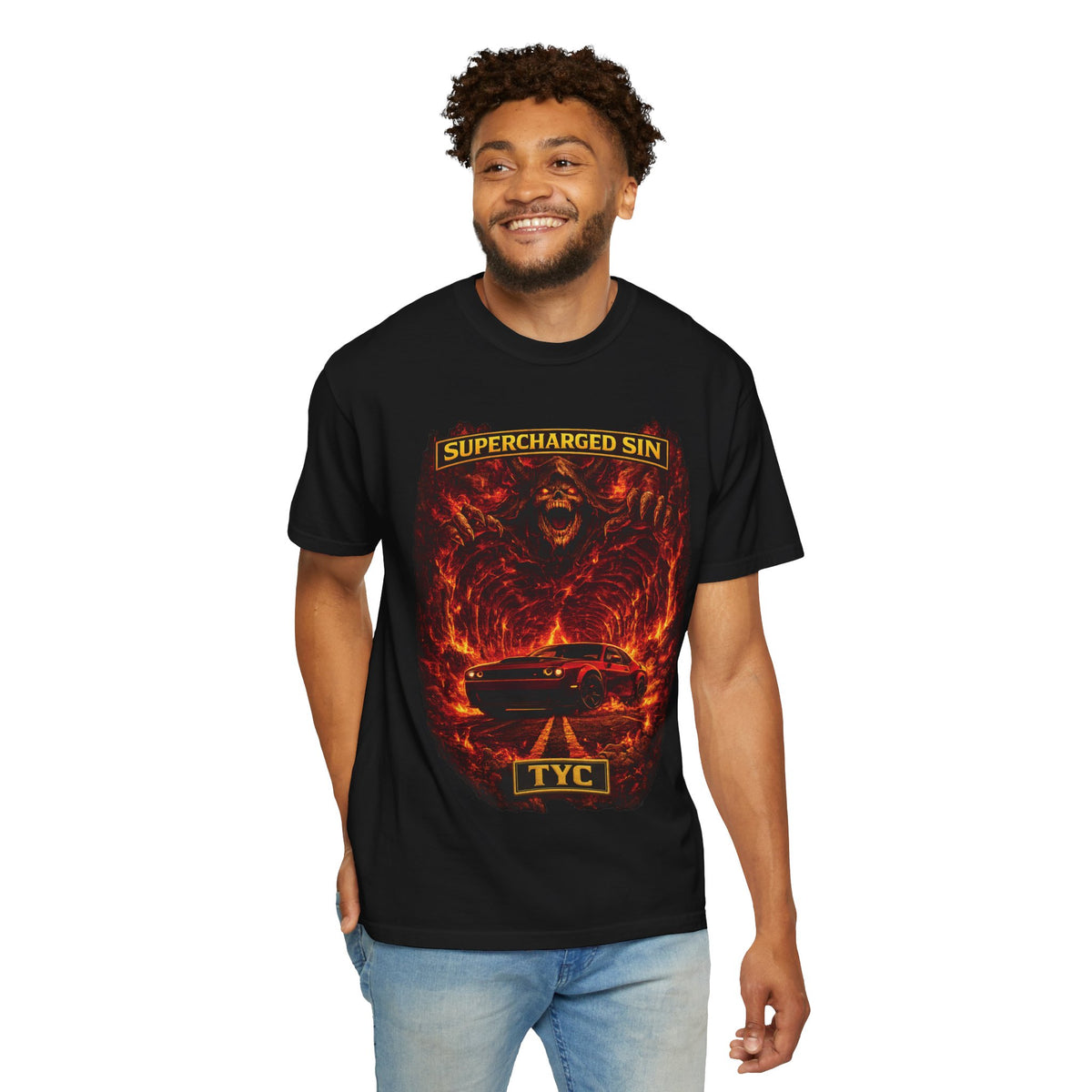 Supercharged Sin - T Shirt - Thousand Year Co
