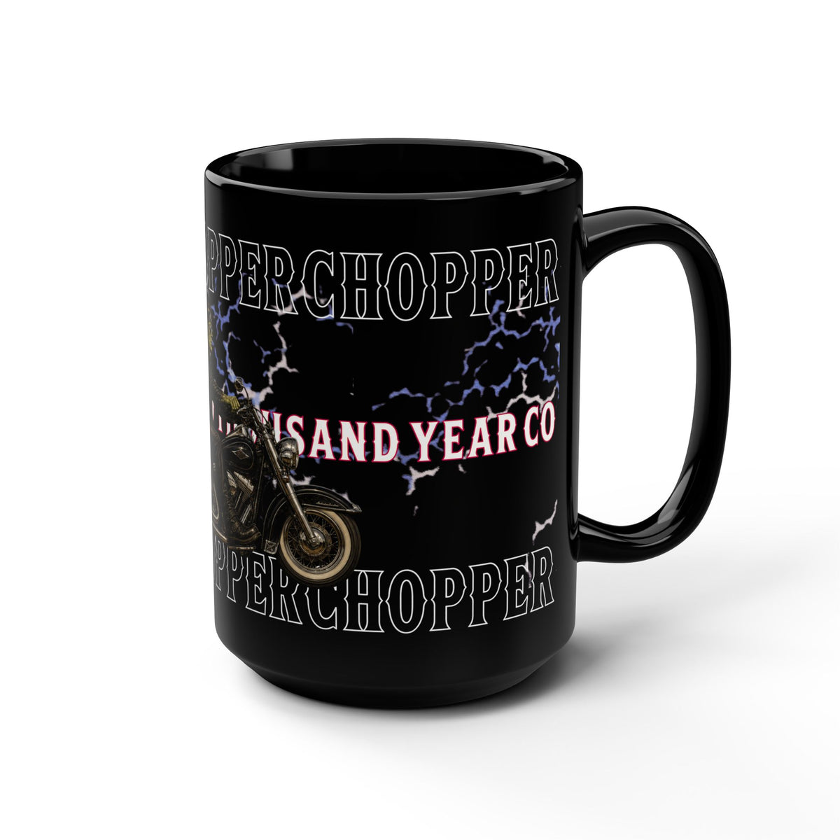 Frankenstein Monster Bride Chopper - Black Mug 15 oz