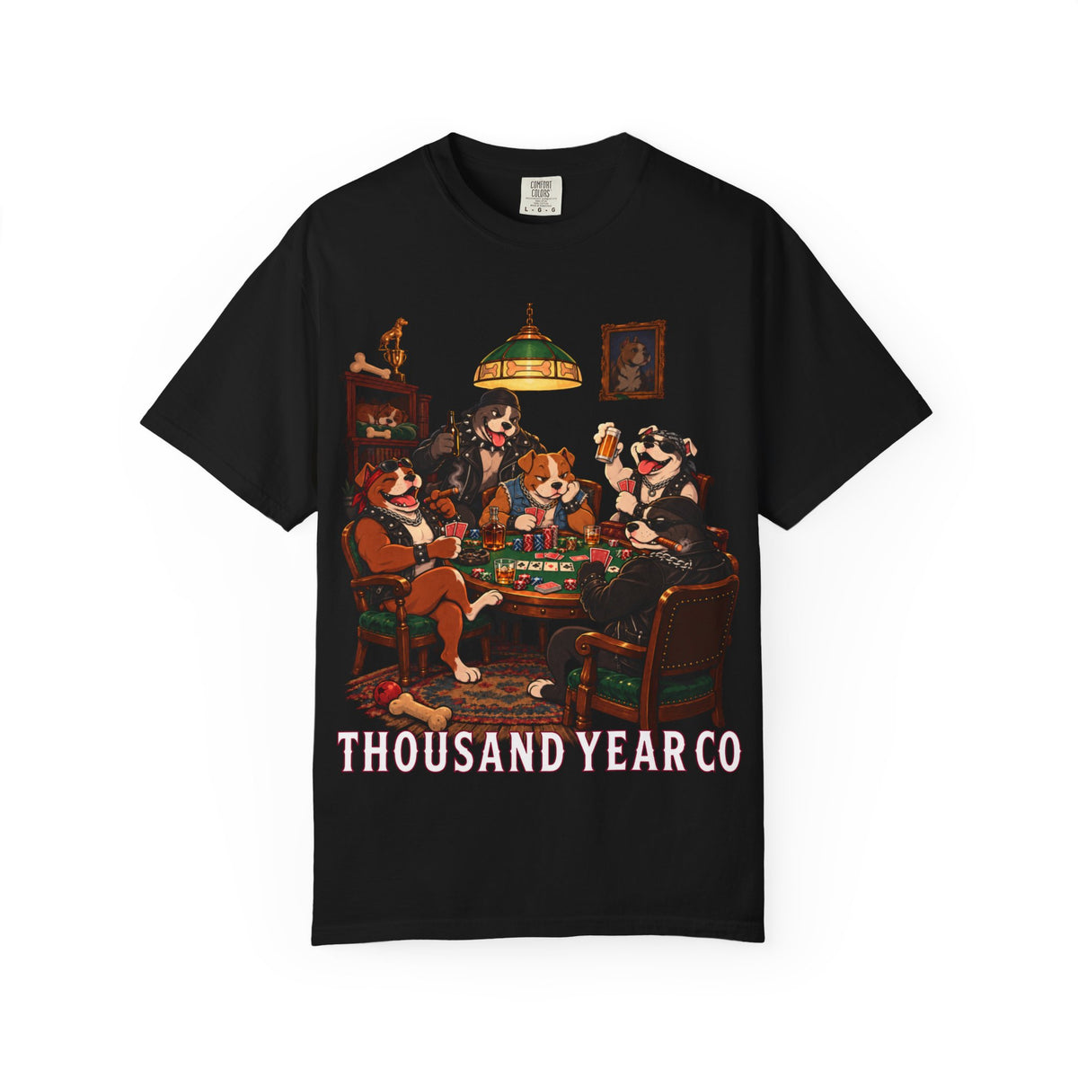 Biker Dogs Poker Night - T Shirt