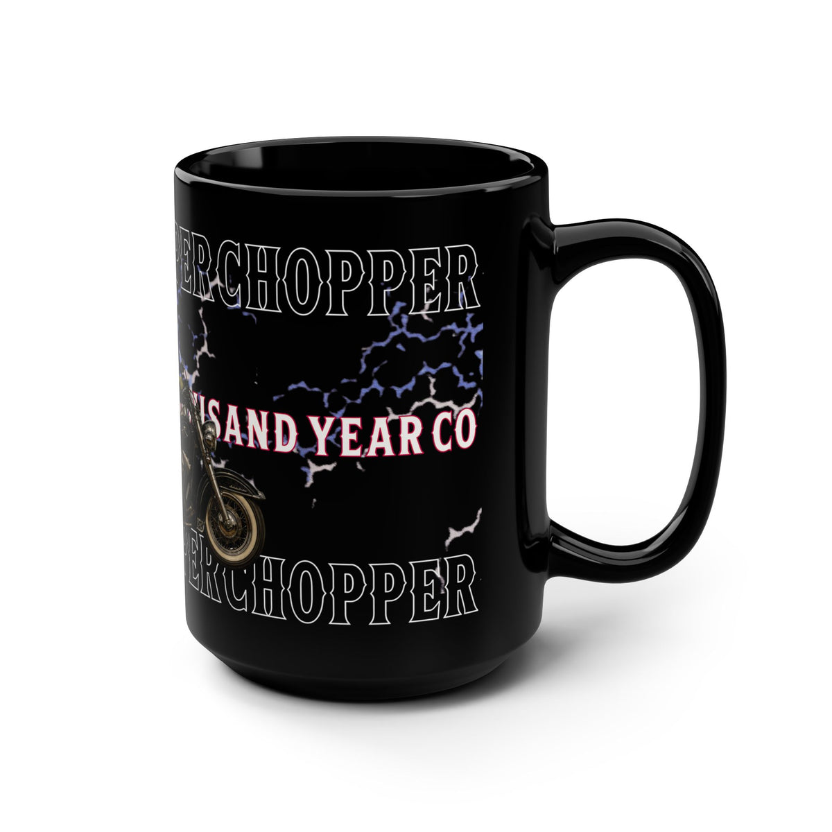 Frankenstein Monster Bride Chopper - Black Mug 15 oz