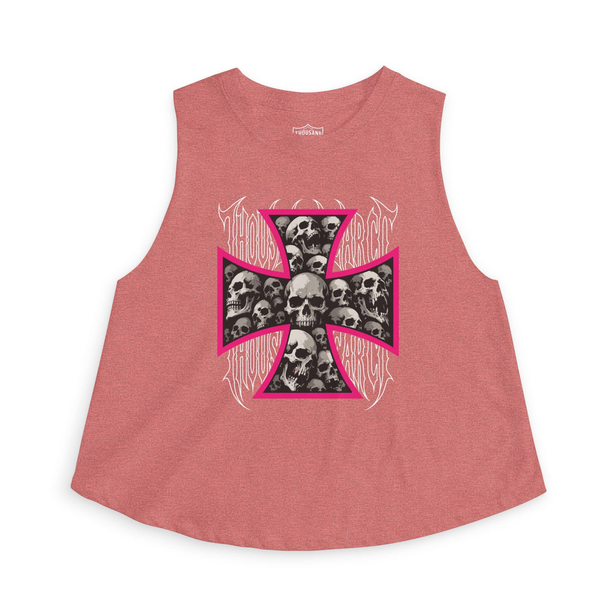 Thousand Year Co Iron Cross - Crop Top Tank