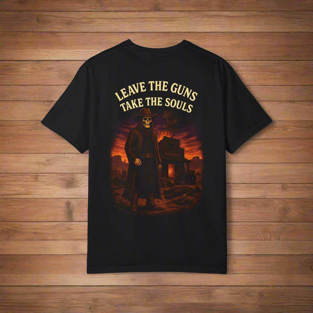 Leave the Guns, Take the Souls Reaper Horror T Shirt