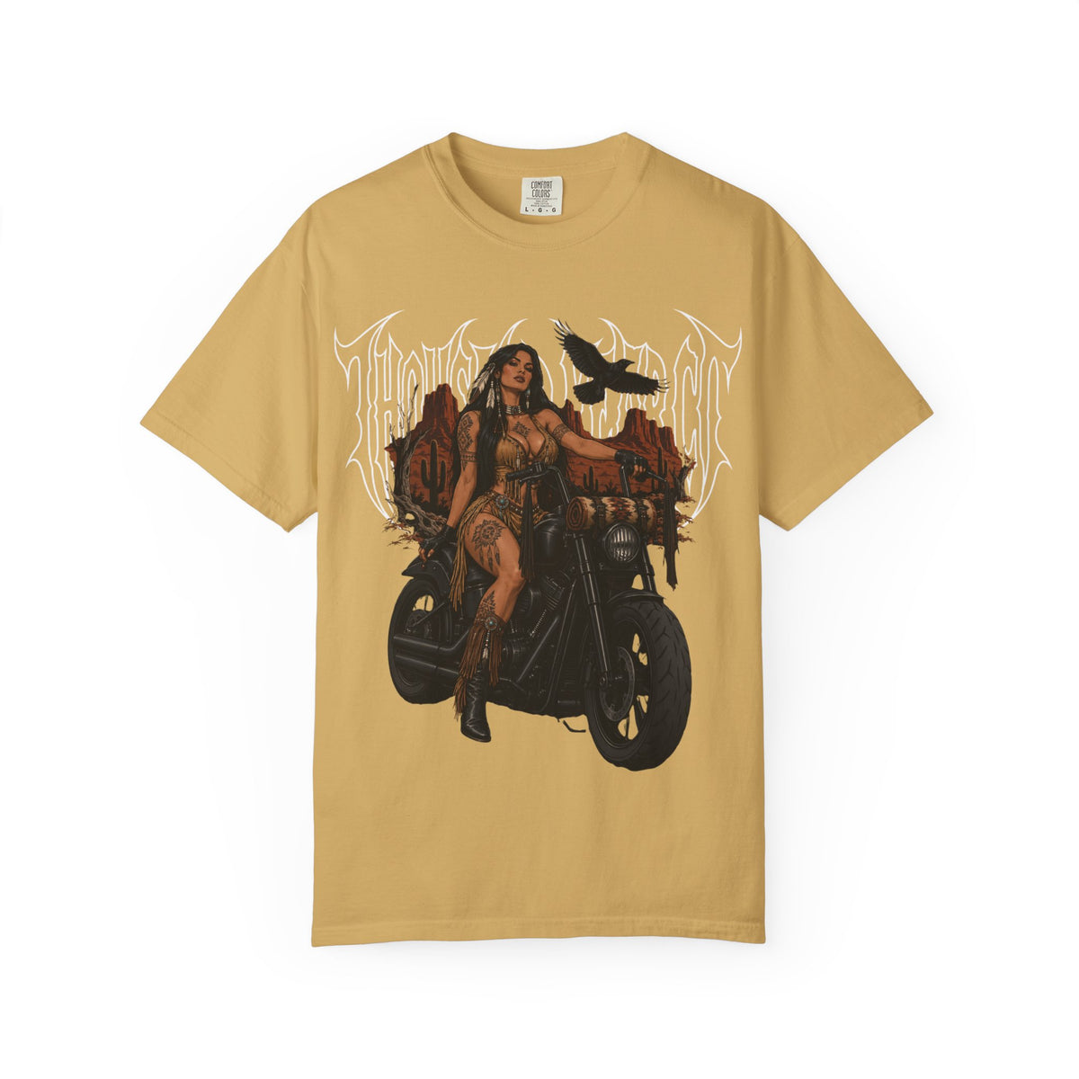Native Goddess Biker - T Shirt