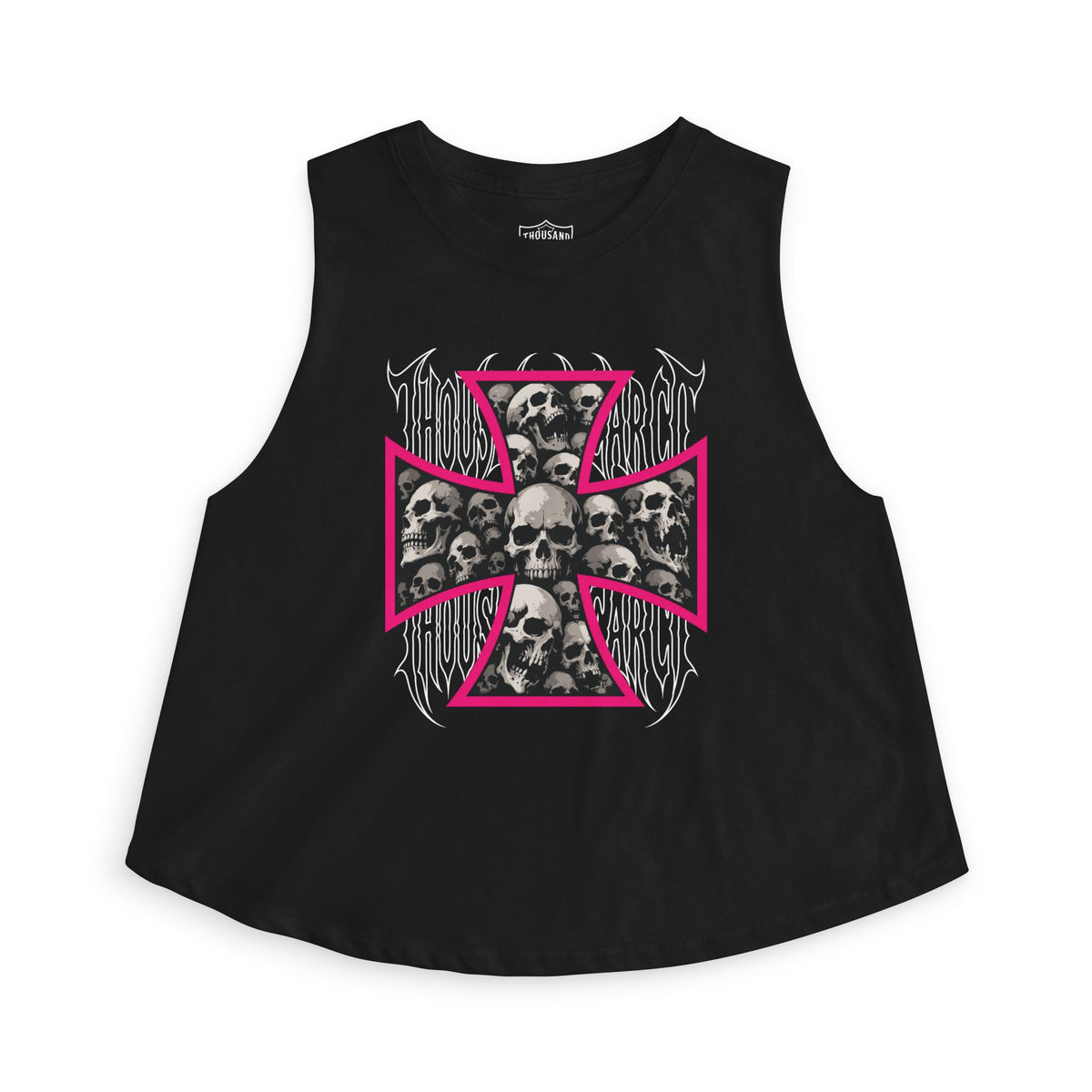 Thousand Year Co Iron Cross - Crop Top Tank