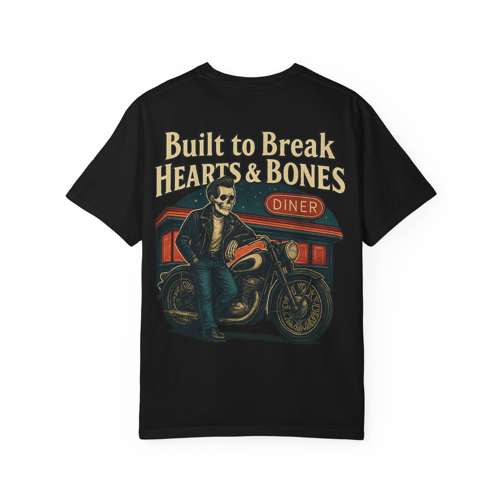Built to Break Hearts & Bones – 1950s Greaser Reaper T Shirt