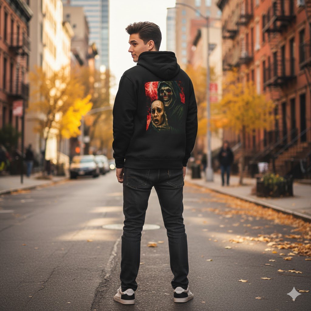 Behind The Mask - Midweight Hoodie - Thousand Year Co