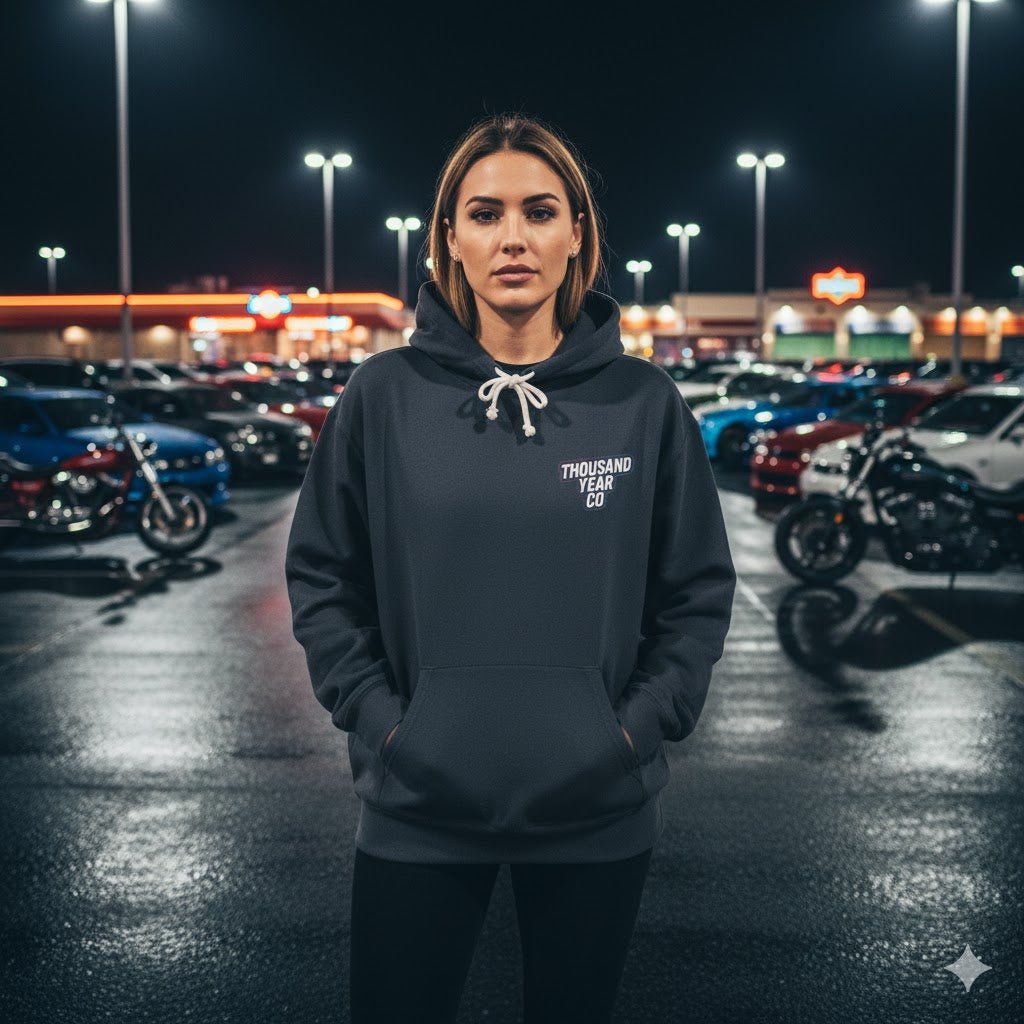 Neon Speed Street Lightweight Hoodie - Thousand Year Co