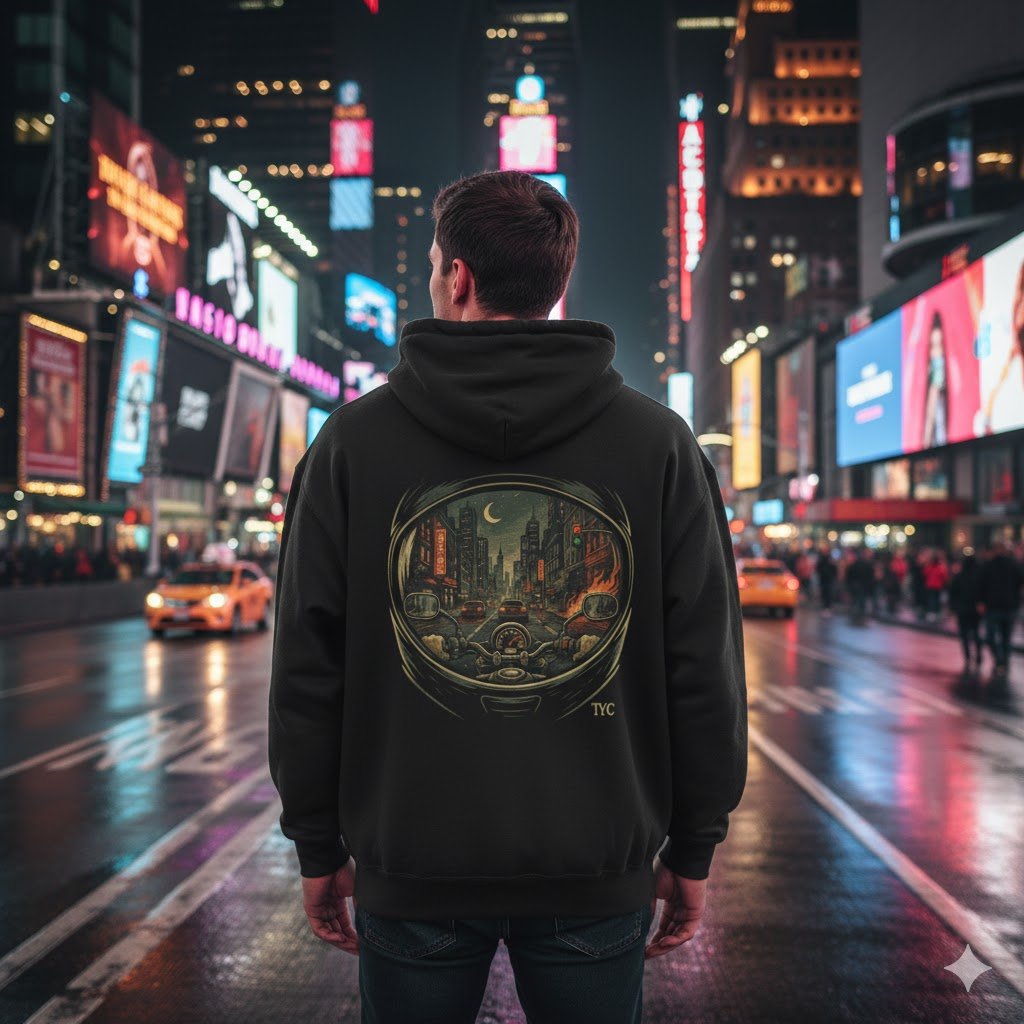 City Ride POV - Midweight Hoodie - Thousand Year Co
