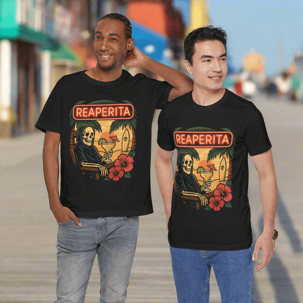 Reaperita Beach Bar Graphic Tee - Outlaws in Paradise - Thousand Year Co